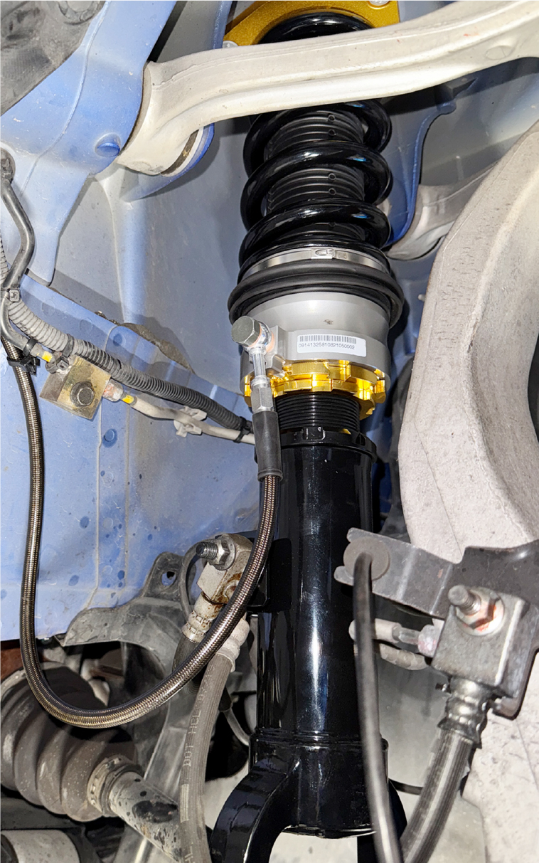 リフター装着画像（通常走行時）